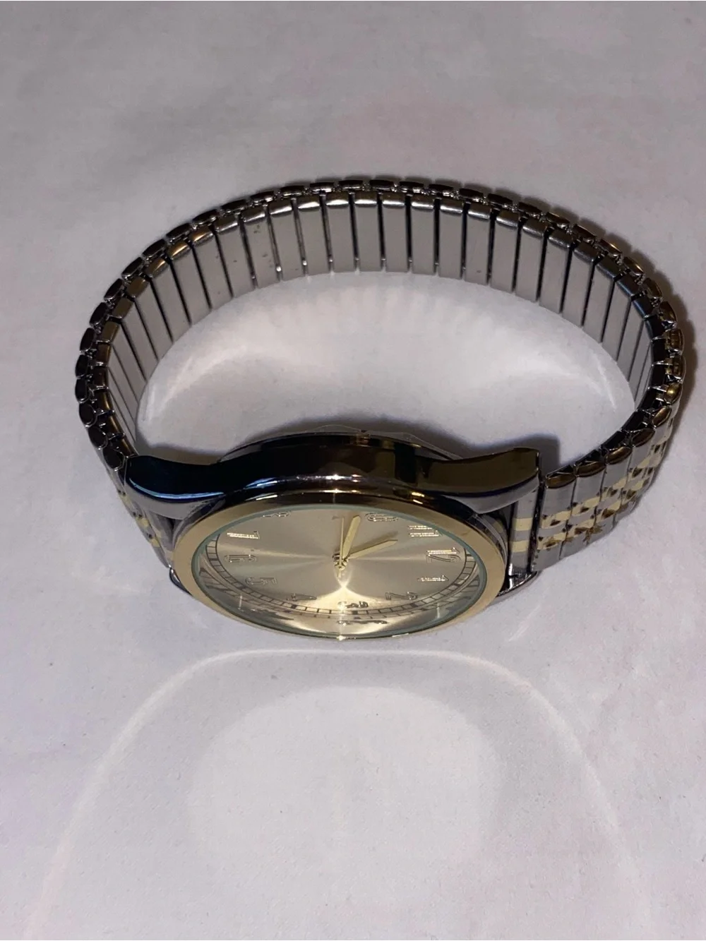 Classic Two-Tone Gold Dial Men's Watch